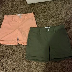 Old Navy Kids Green & Pink Shorts